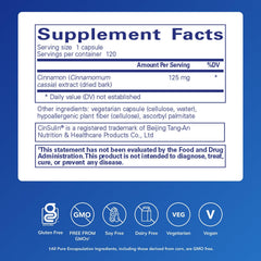 Pure Encapsulations Cinnamon WS capsules close-up showing easy-to-swallow capsules for daily wellness.