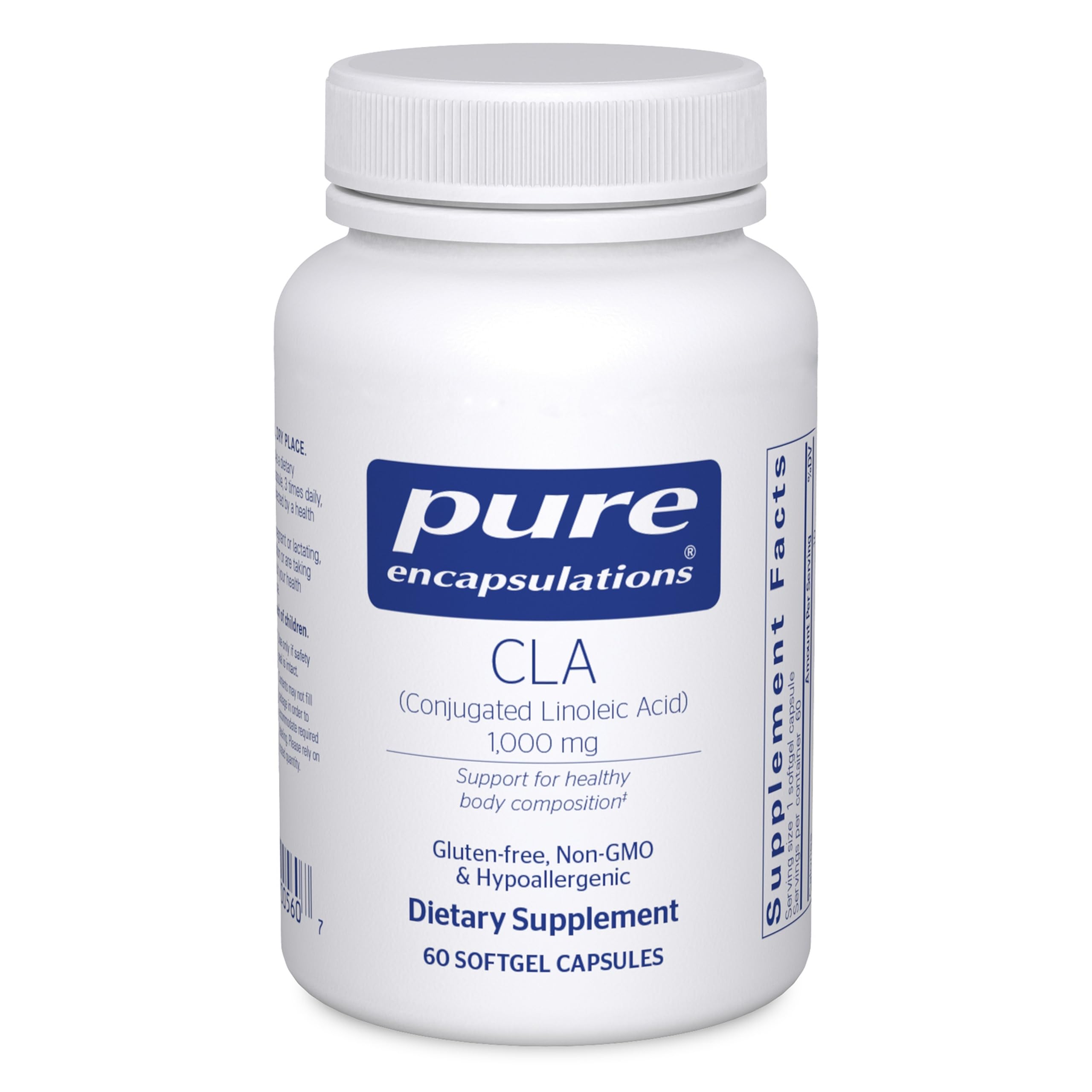 Pure Encapsulations CLA bottle and label