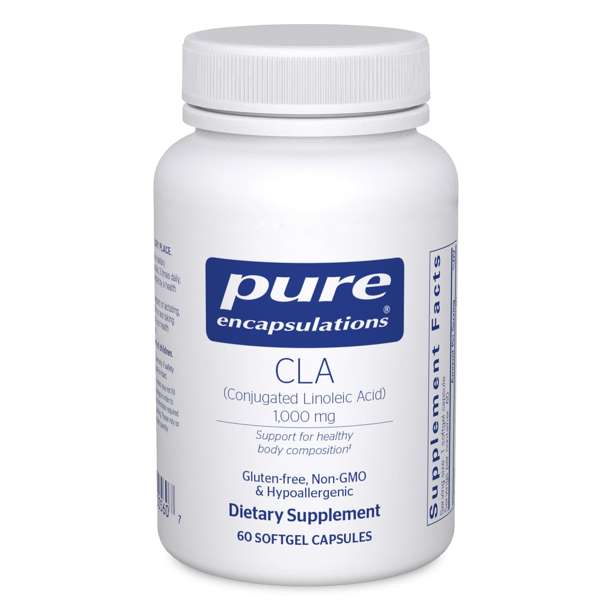 Pure Encapsulations CLA bottle and label