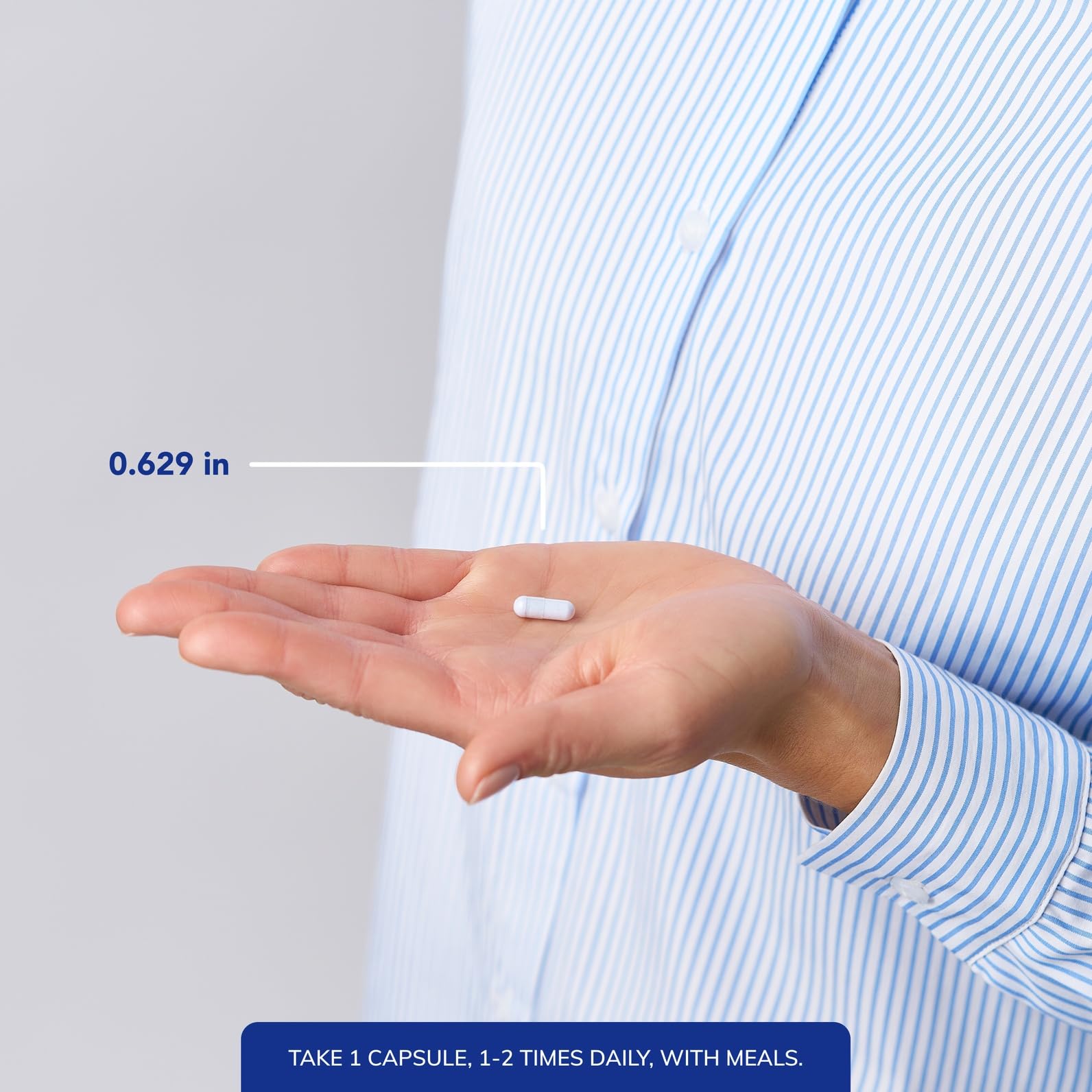 Supplement facts label for Copper Glycinate