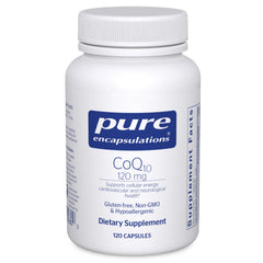 Pure Encapsulations CoQ10 120 mg bottle - front view