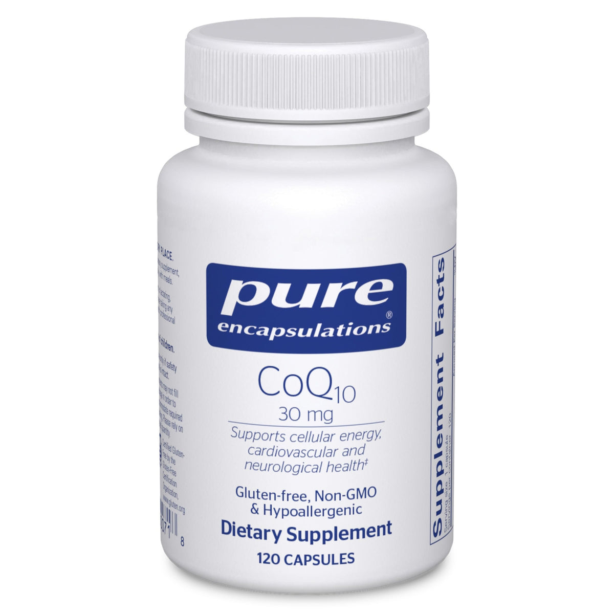 Pure Encapsulations CoQ10 30 mg bottle