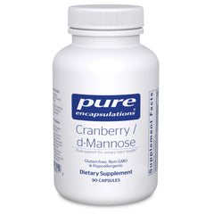 Pure Encapsulations Cranberry D-Mannose 90 capsules front view