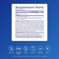 Close-up of DHEA 10 mg capsules