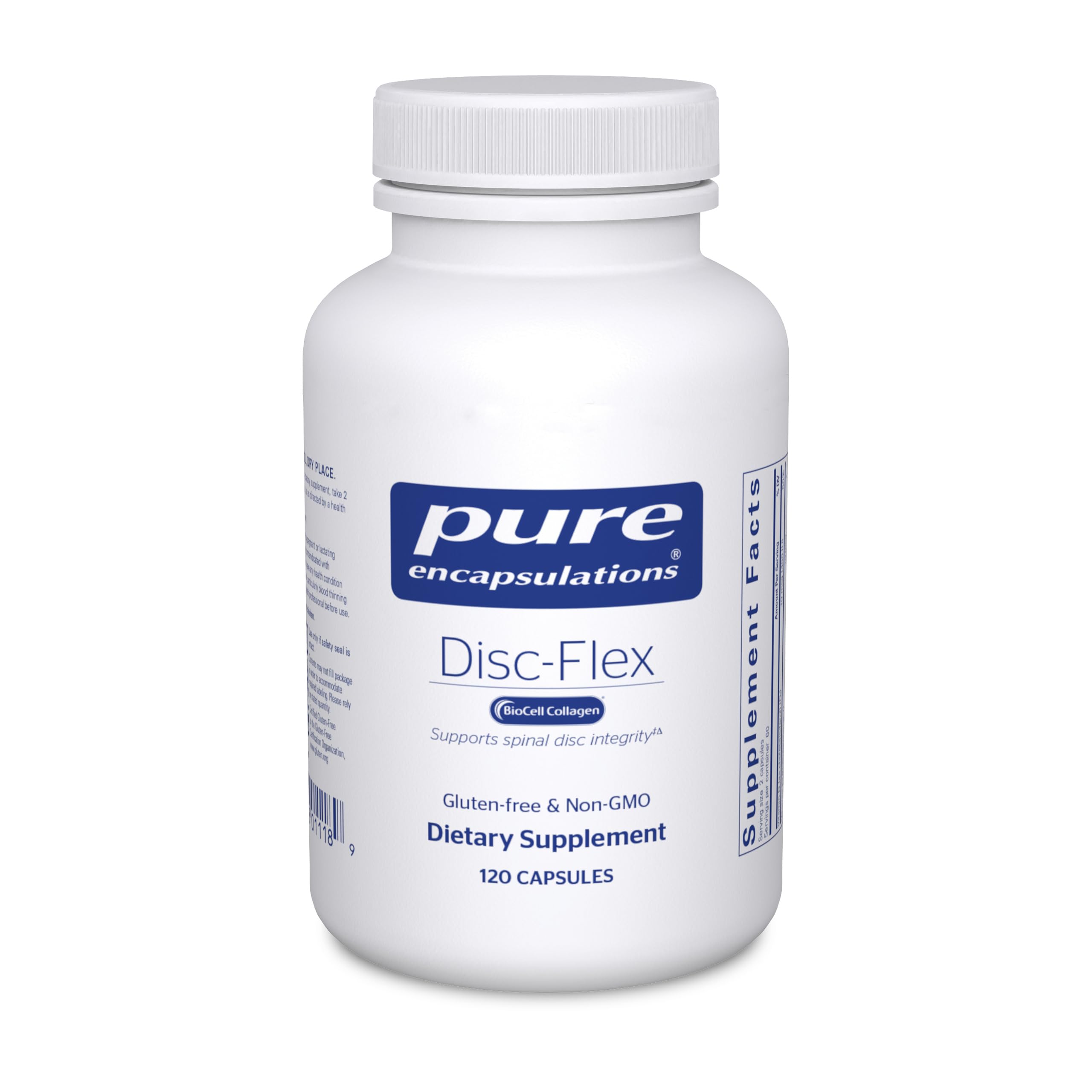Bottle of Pure Encapsulations Disc-Flex dietary supplement