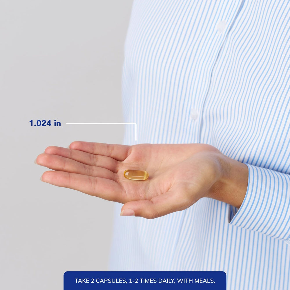 Pure Encapsulations EFA Essentials label front; omega-3 and GLA blend for skin elasticity support.