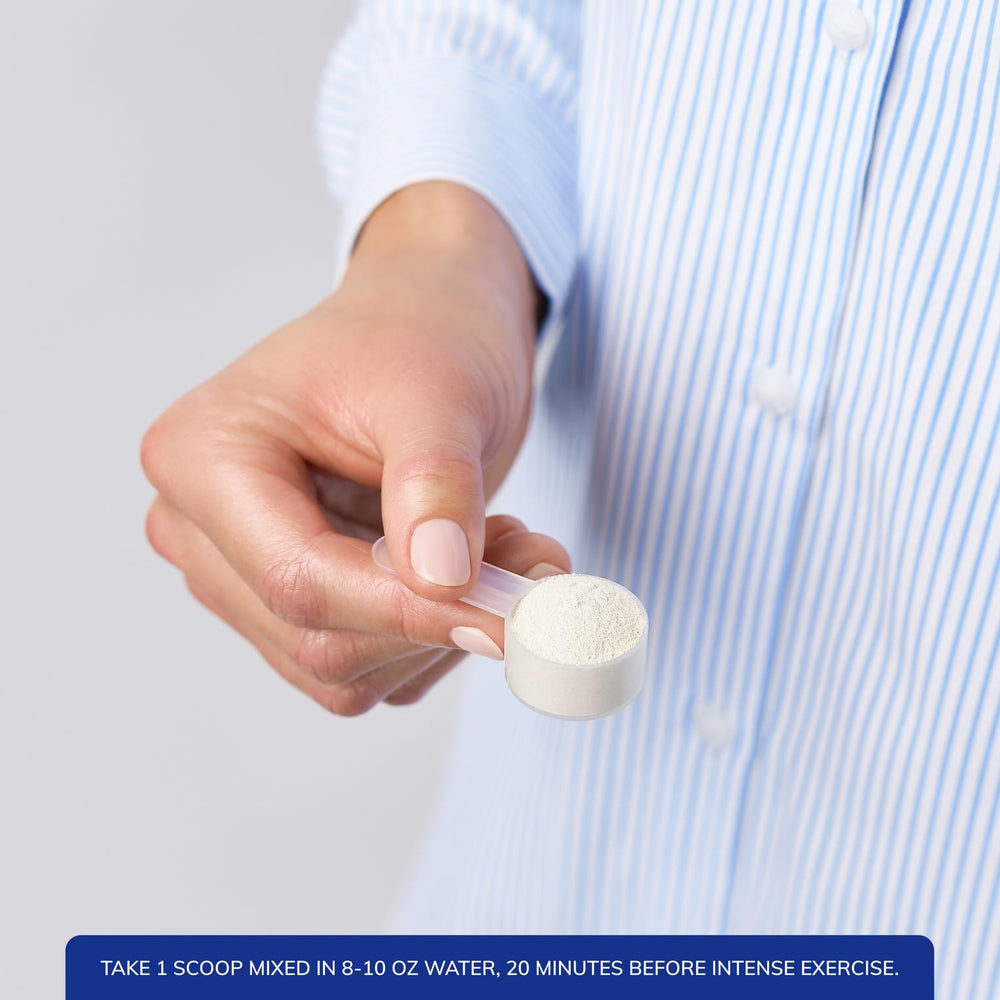 Pure Encapsulations Electrolyte/Energy measuring scoop for accurate workout dosing.