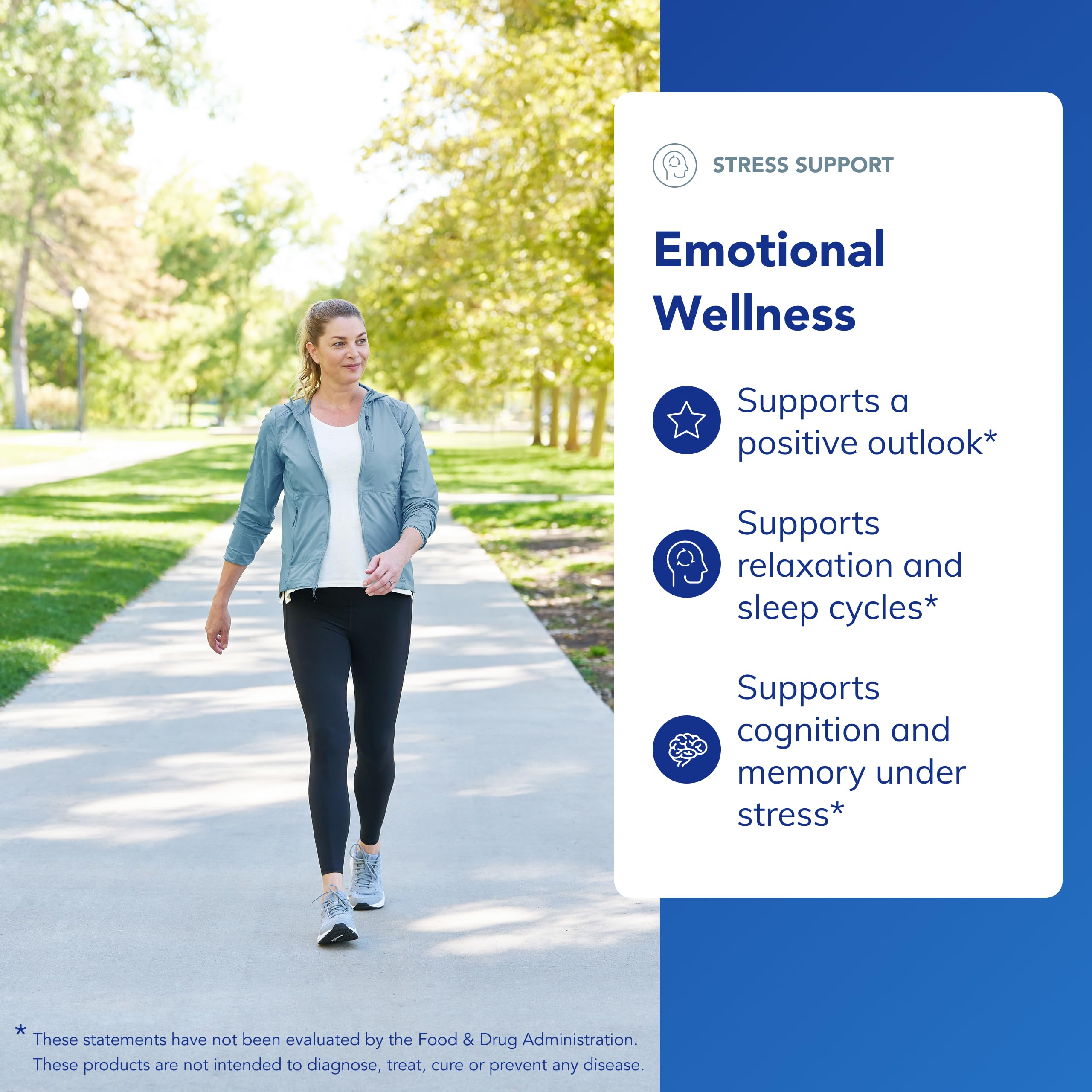 Pure Encapsulations Emotional Wellness ingredient panel shows 5-HTP and GABA blend