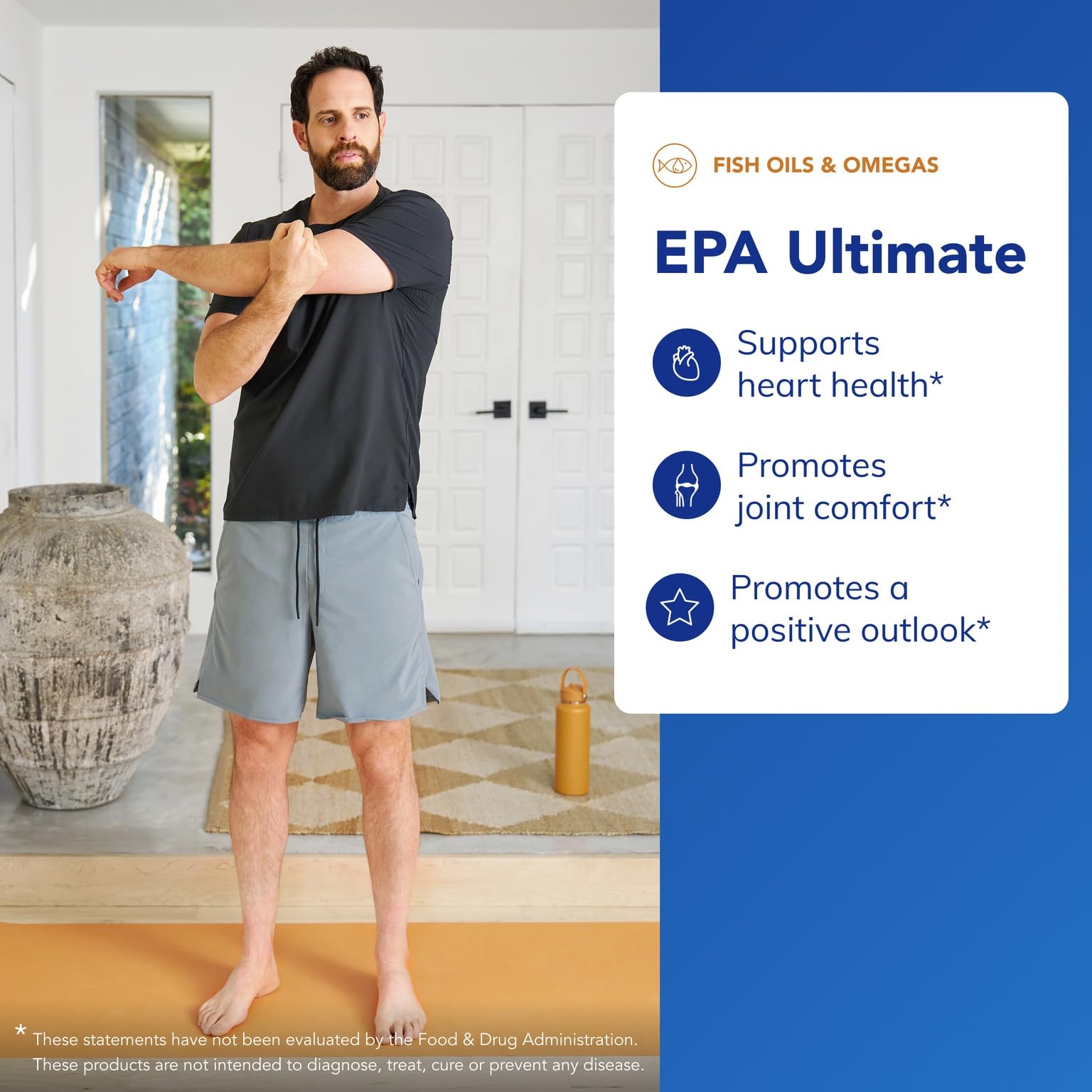 Pure Encapsulations EPA Ultimate CO2 extraction label highlights eco-friendly processing.