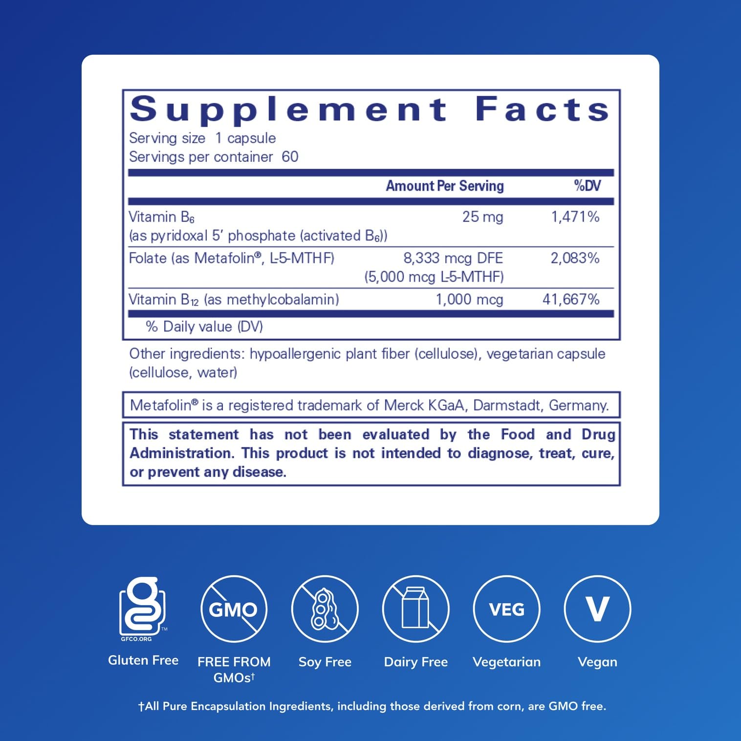 Front bottle label of Folate 5,000 Plus