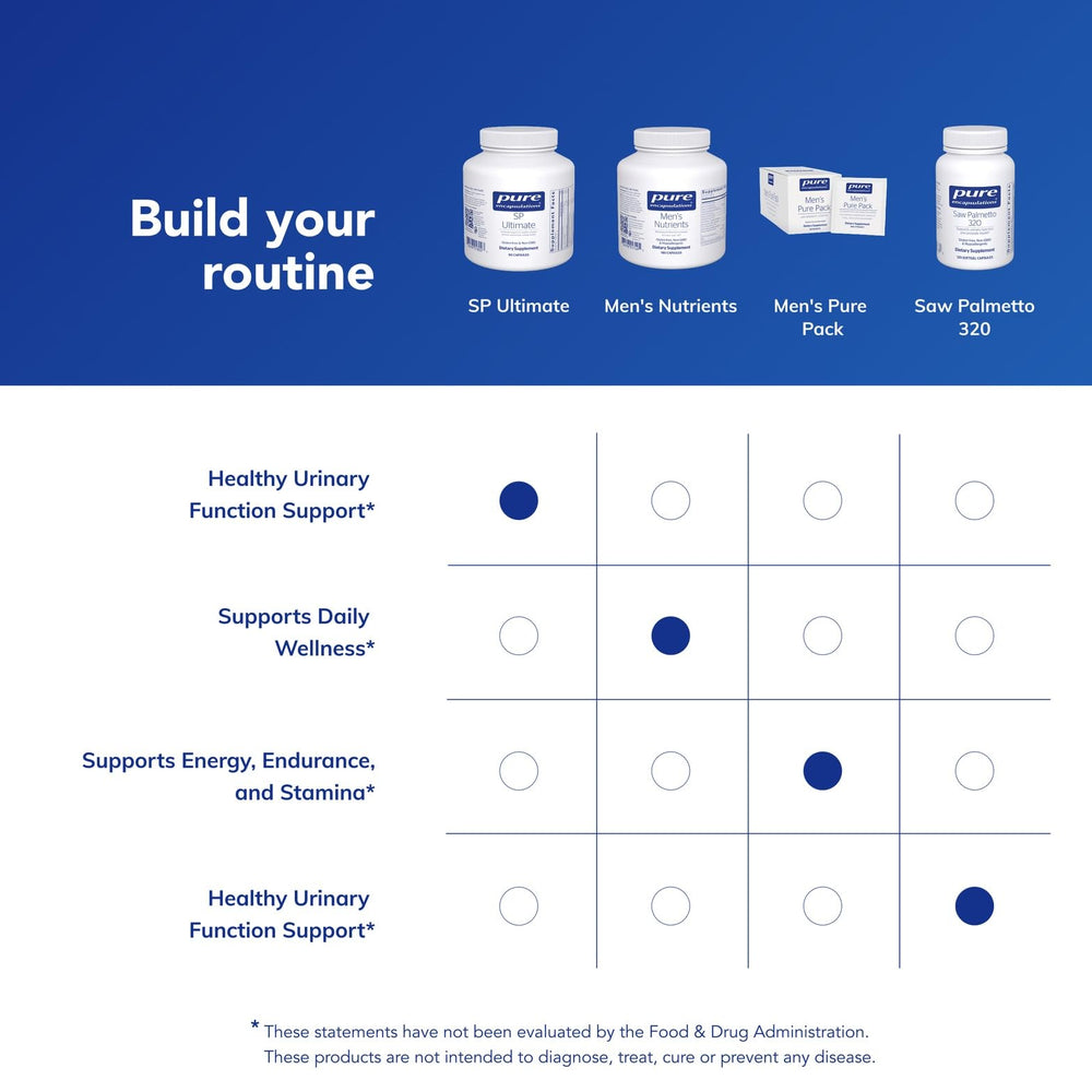 Pure Encapsulations SP Ultimate allergen-free packaging demonstrates a clean label.