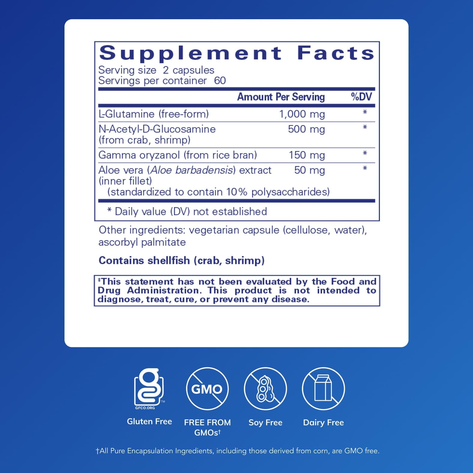 Close-up of G.I. Integrity bottle and label