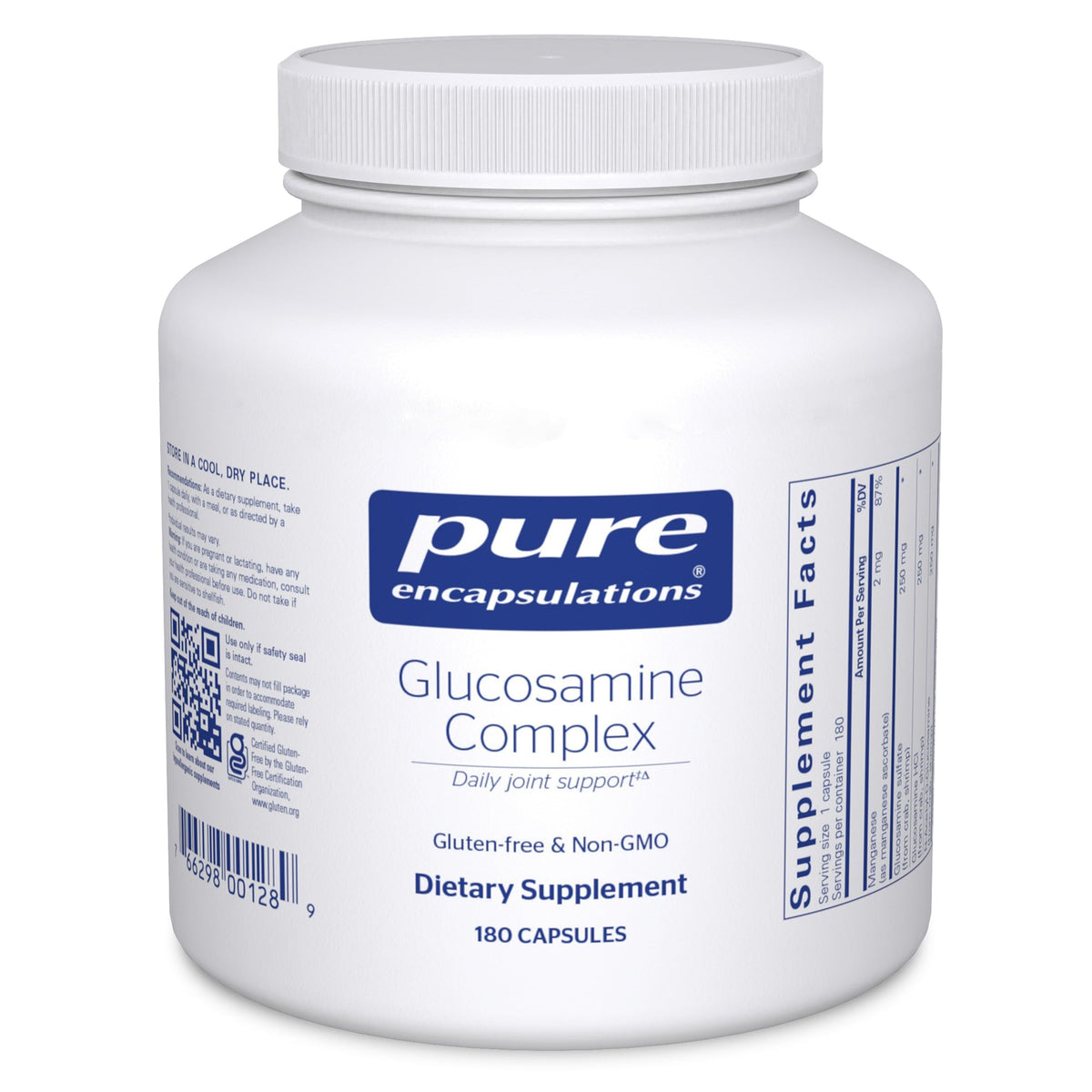 Bottle of Pure Encapsulations Glucosamine Complex