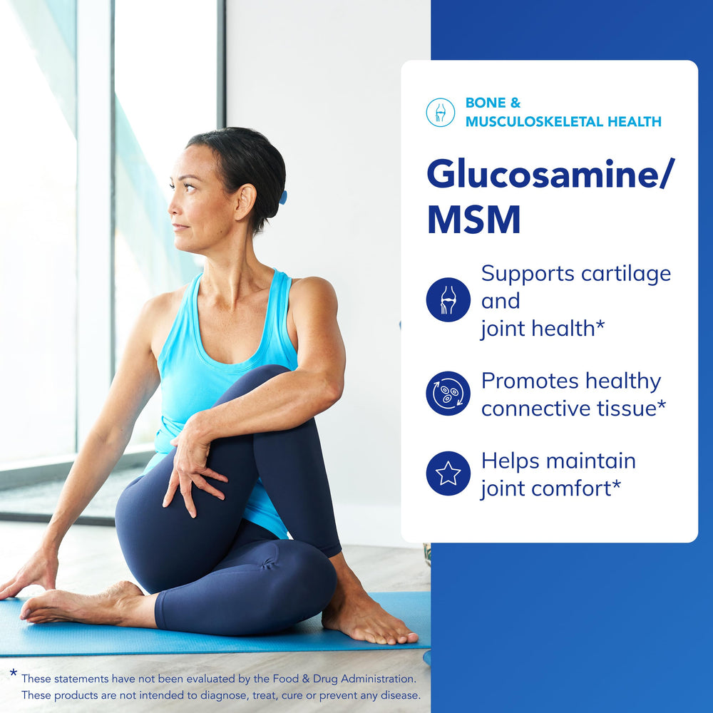 Pure Encapsulations Glucosamine MSM emphasizing purity and premium ingredients