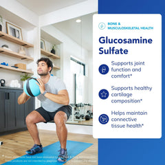 Glucosamine Sulfate 1,000 mg capsules displayed