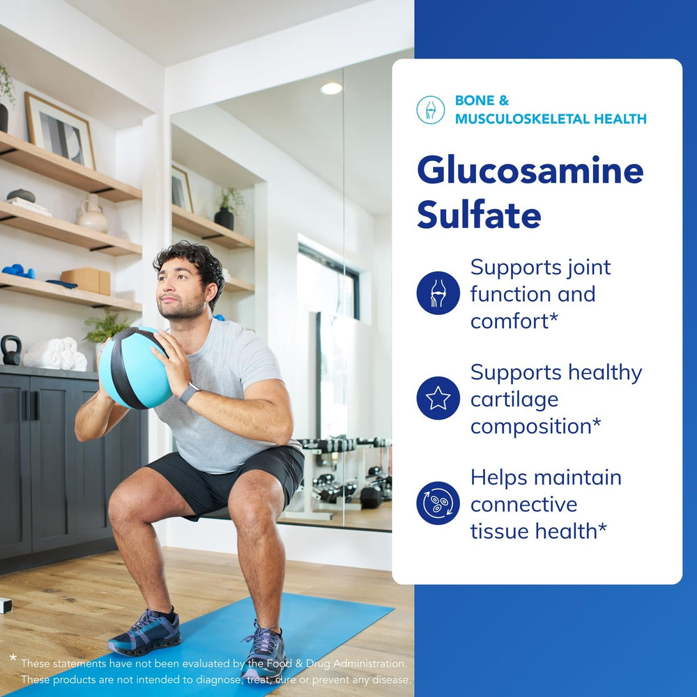 Packaging front of Pure Encapsulations Glucosamine Sulfate 1000 mg
