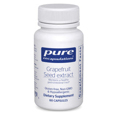 Bottle of Pure Encapsulations Grapefruit Seed Extract – 60 capsules