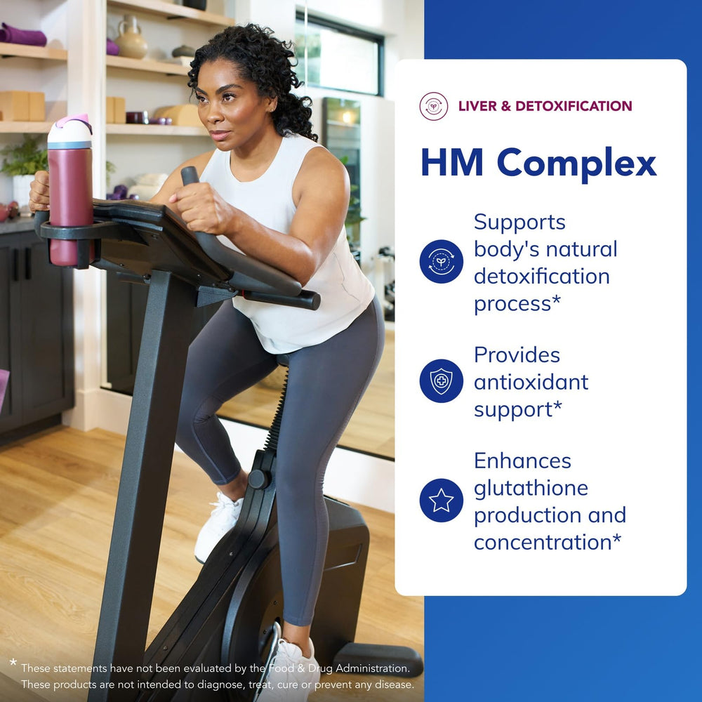 Pure Encapsulations HM Complex packaging on shelf emphasizes premium quality.