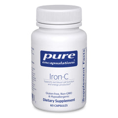 Pure Encapsulations Iron-C bottle with 60 capsules
