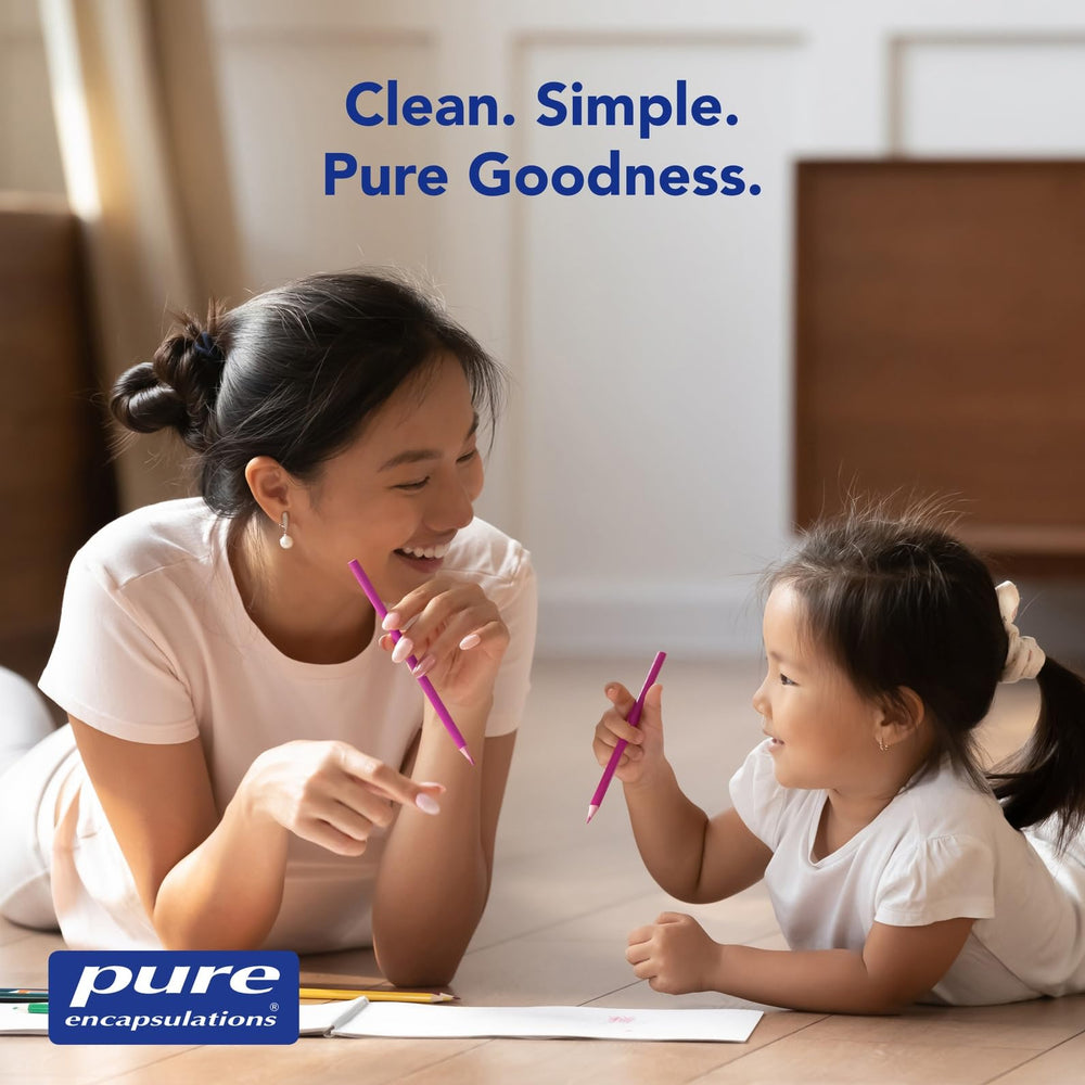 Nutrition facts label for Pure Encapsulations Longevity Nutrients