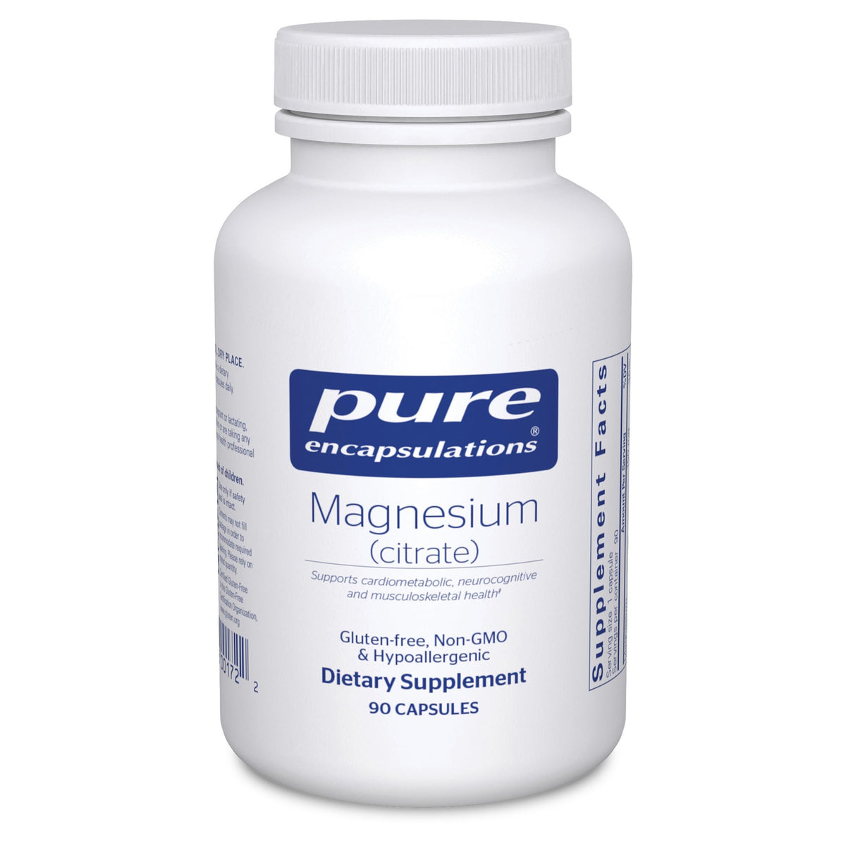 Pure Encapsulations Magnesium (Citrate) bottle with capsules