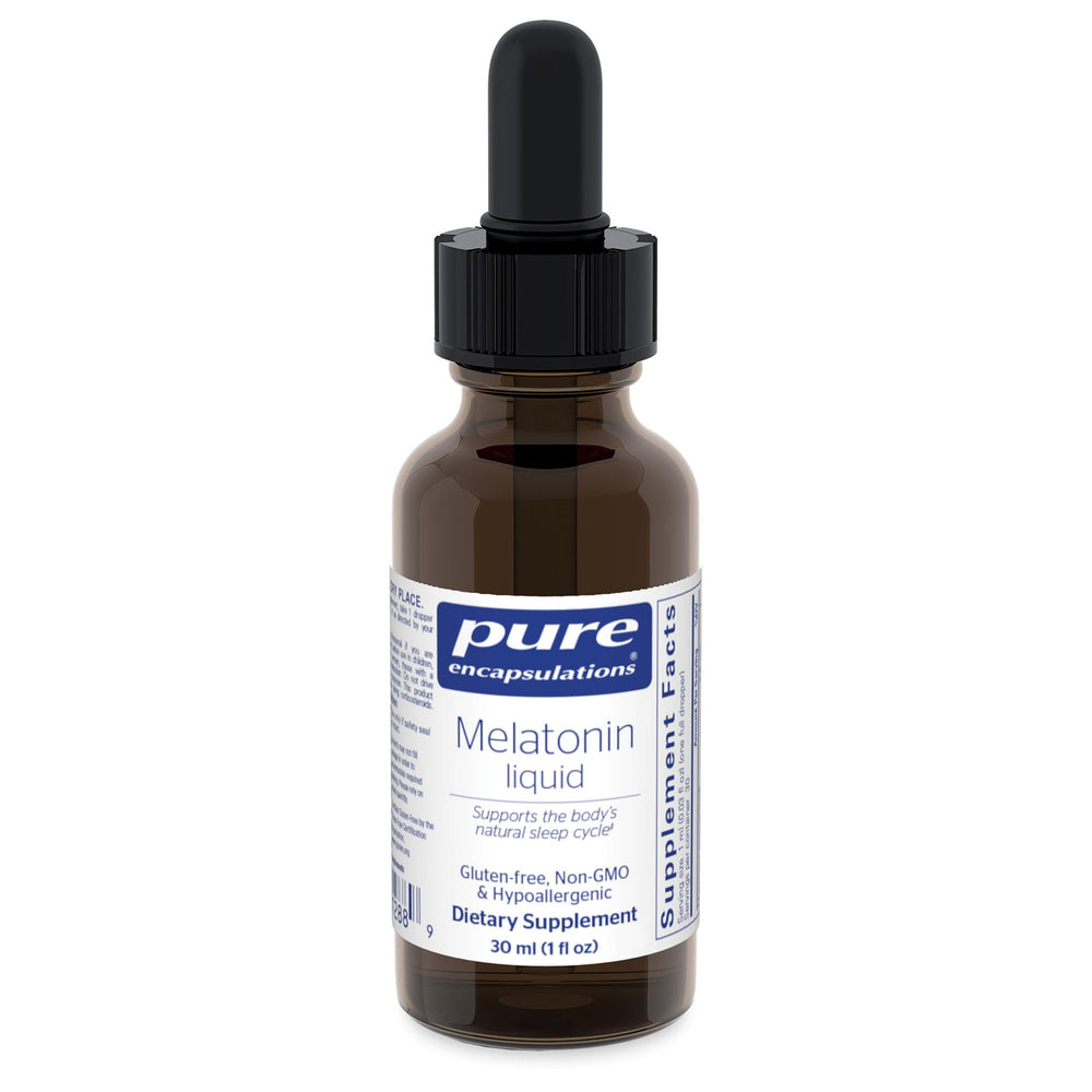 Pure Encapsulations Melatonin Liquid bottle and packaging