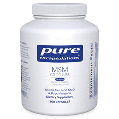 Pure Encapsulations MSM Capsules bottle