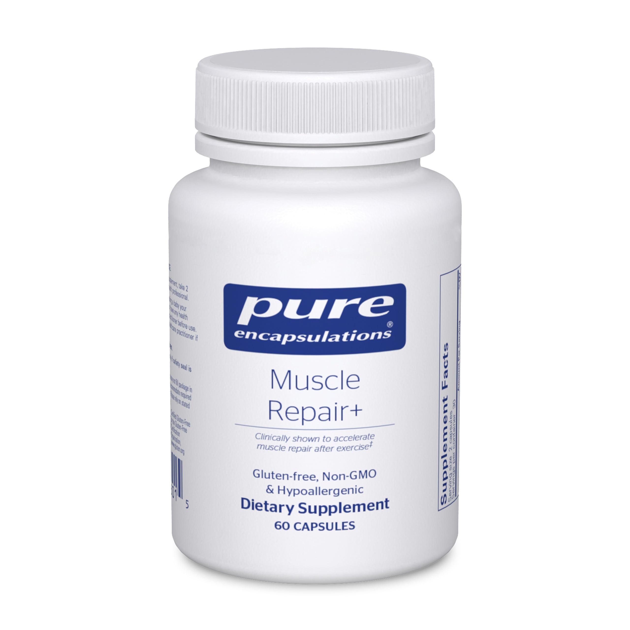 Pure Encapsulations Muscle Repair+ bottle with 60 capsules
