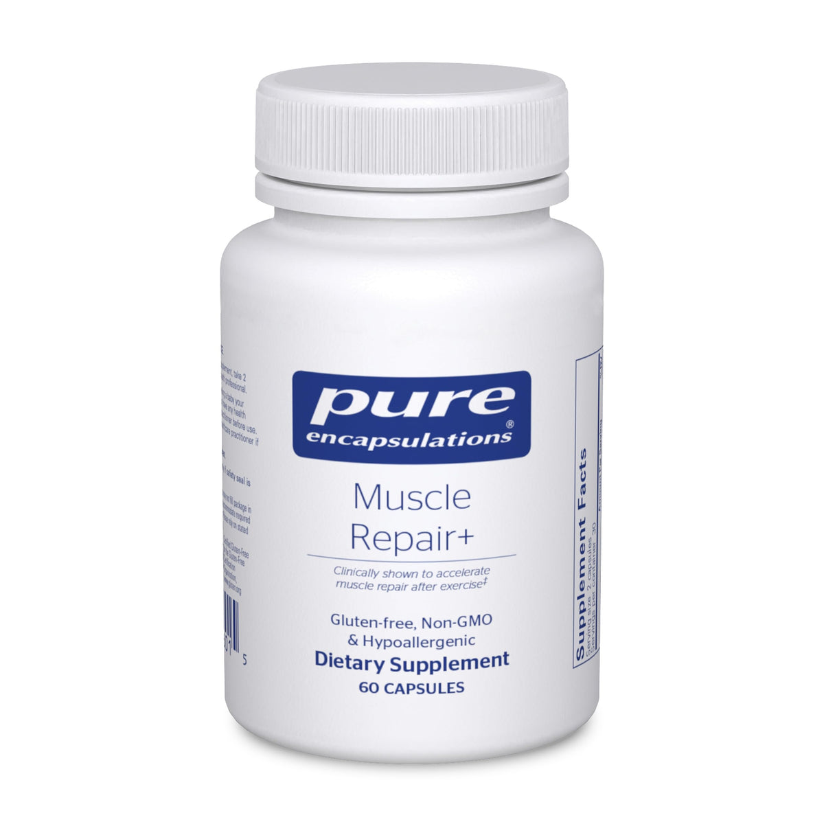 Pure Encapsulations Muscle Repair+ bottle with 60 capsules