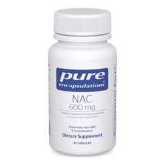 Pure Encapsulations NAC 600 mg bottle – front view