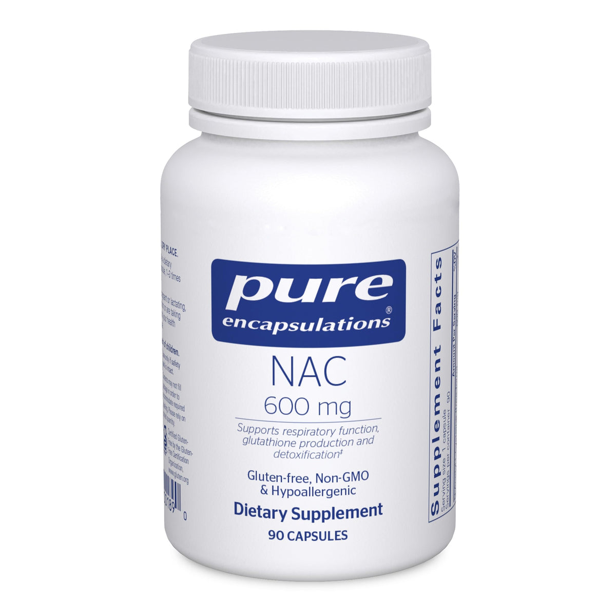 Pure Encapsulations NAC 600 mg bottle