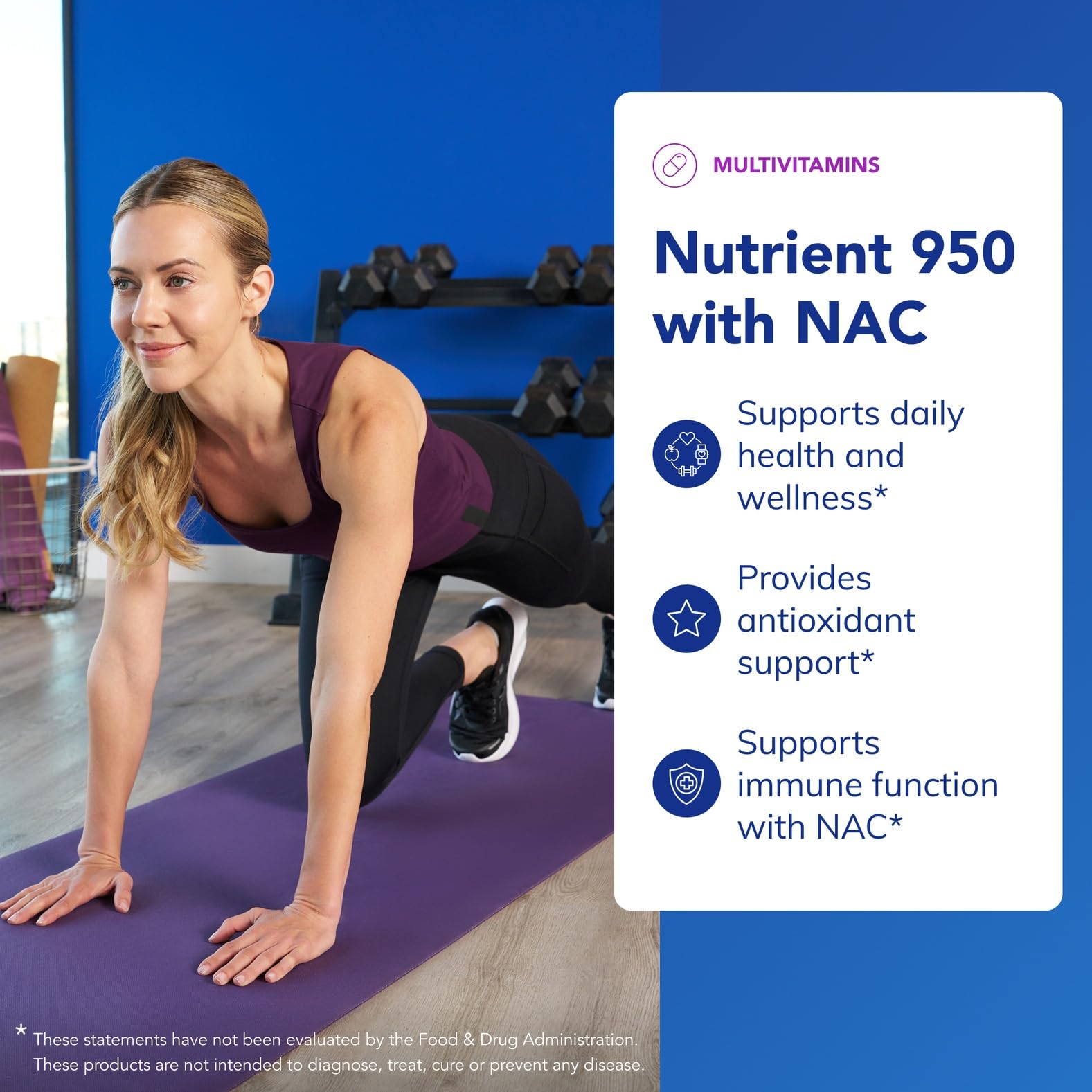 Capsules beside the Nutrient 950 with NAC bottle