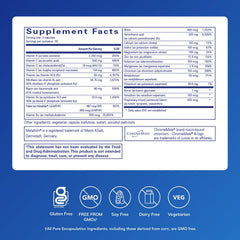 Close-up of Nutrient 950 without copper and iron label