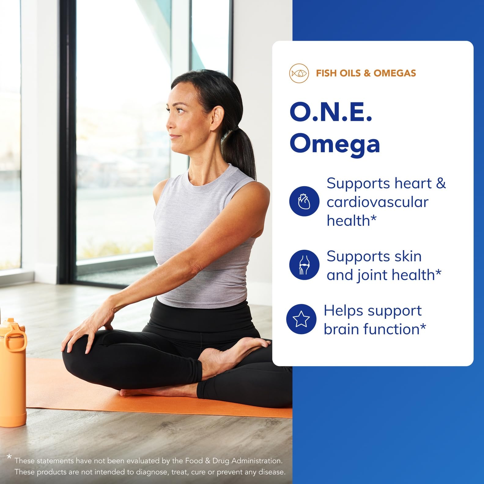 O.N.E. Omega softgel capsules (EPA and DHA)