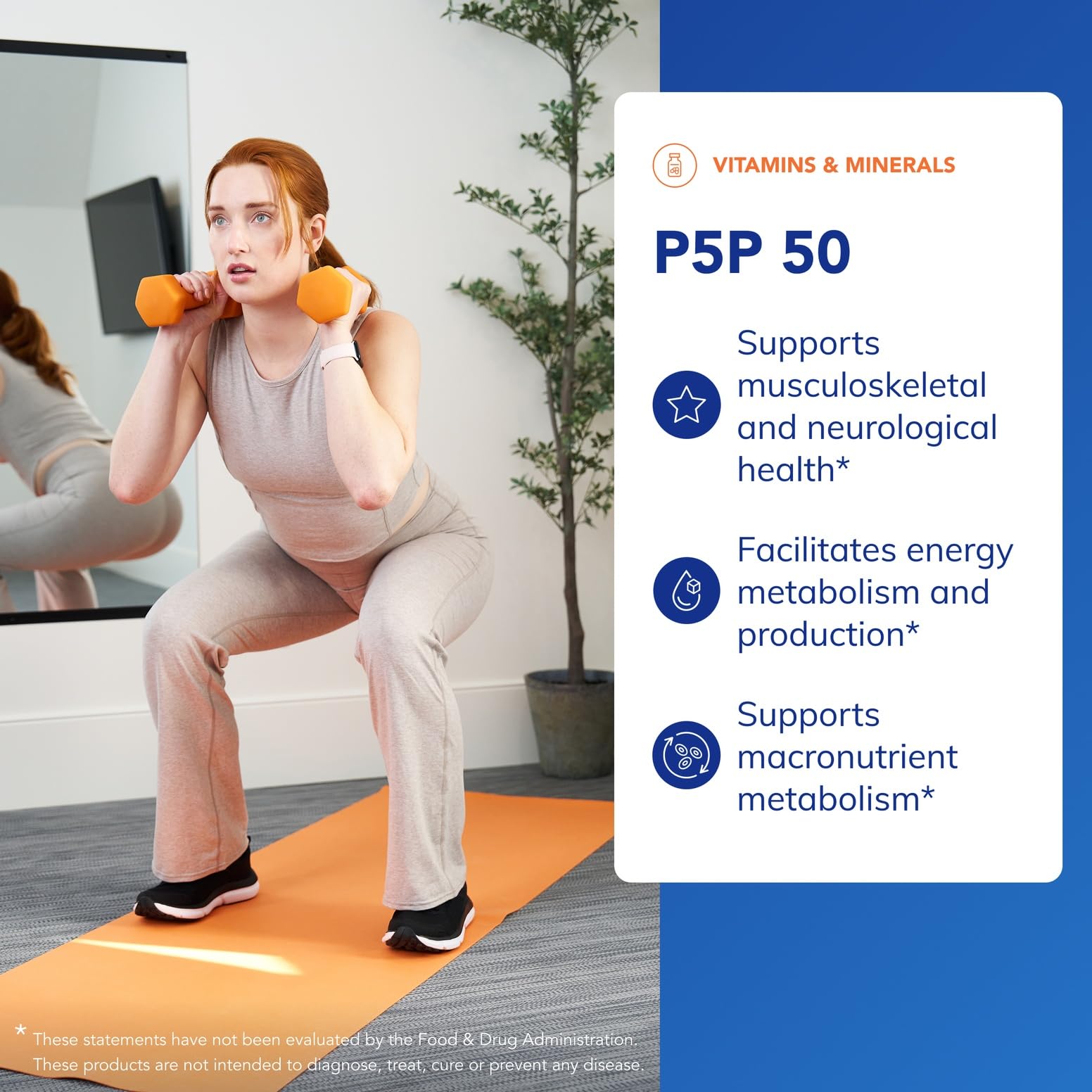 Product label highlighting Vitamin B6 activity