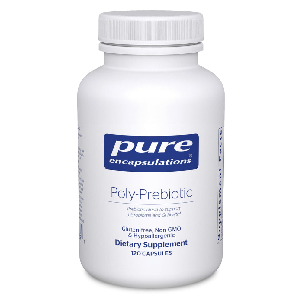 Pure Encapsulations Poly-Prebiotic bottle with label