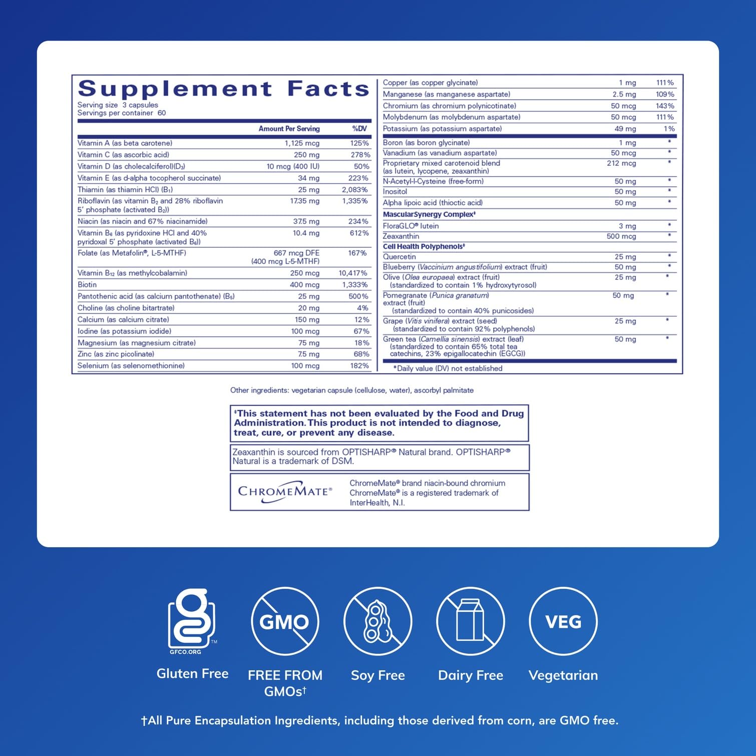 Tablets closeup of Polyphenol Nutrients highlights compact, daily dosing.