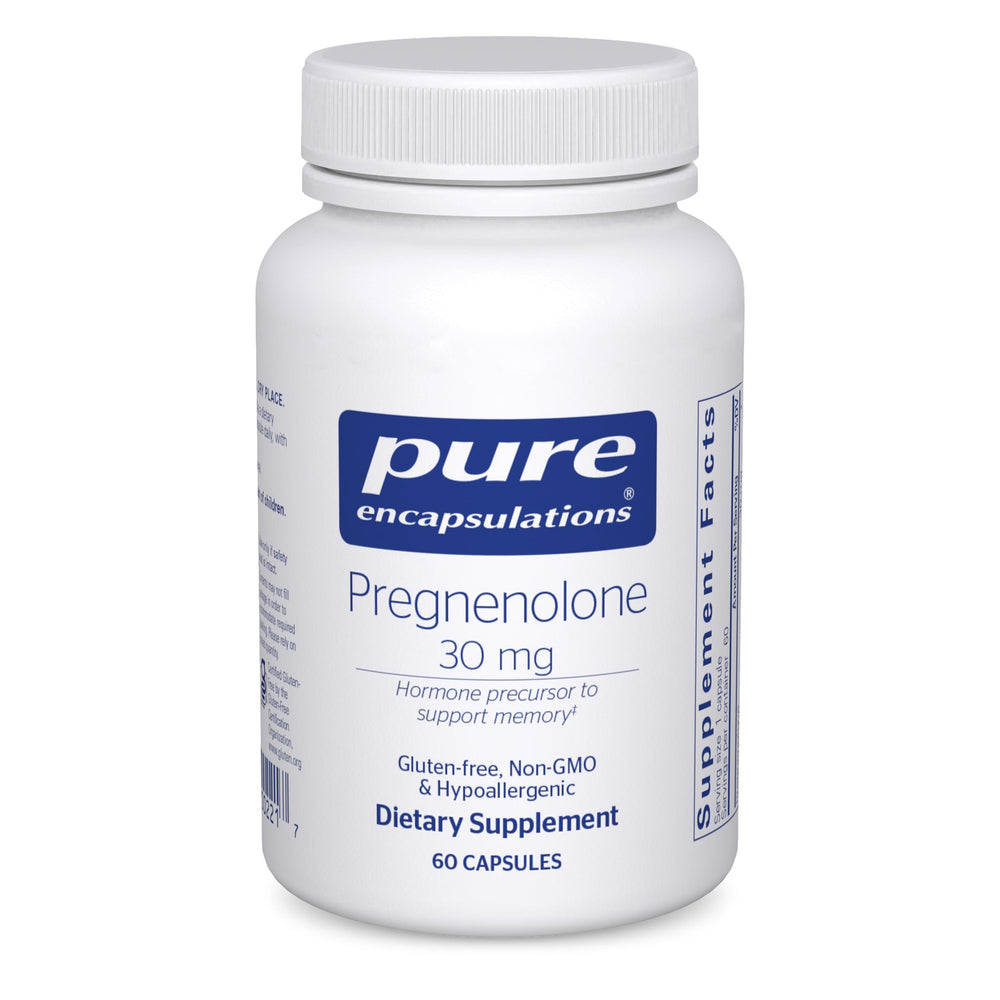 Pure Encapsulations Pregnenolone 30 mg bottle