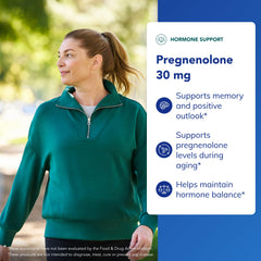 Vegan gluten-free label for pregnenolone supplement