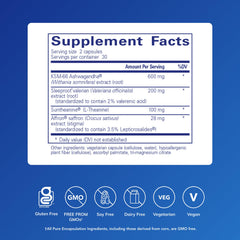 Close-up of Pure Sleep label