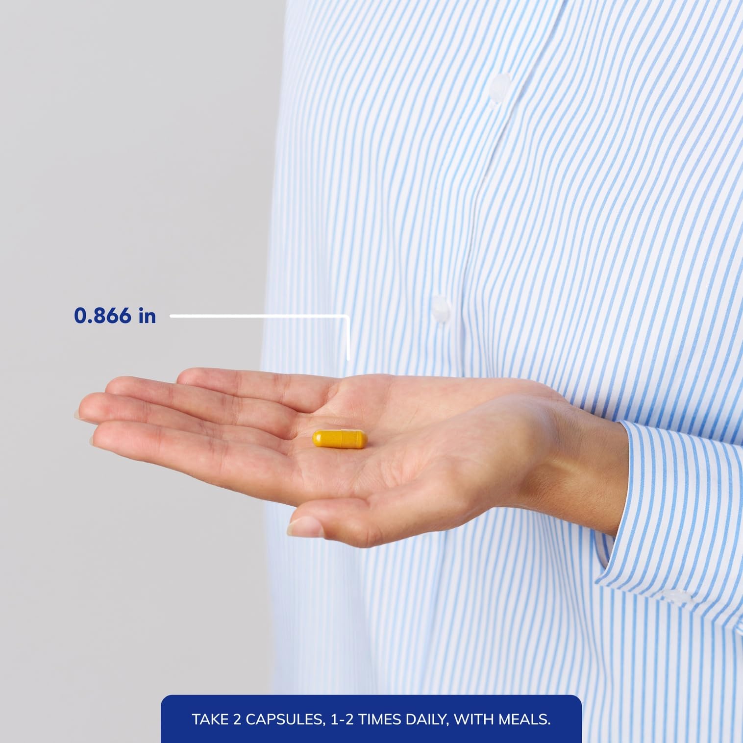 Closeup of PureCell capsules designed for easy daily use.