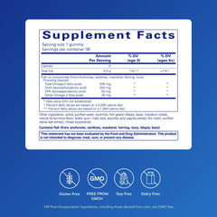 Close-up of the bottle for PureNutrients EPA/DHA Gummy