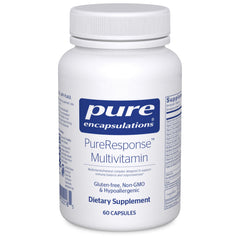 Front view of Pure Encapsulations PureResponse Multivitamin bottle - 60 capsules