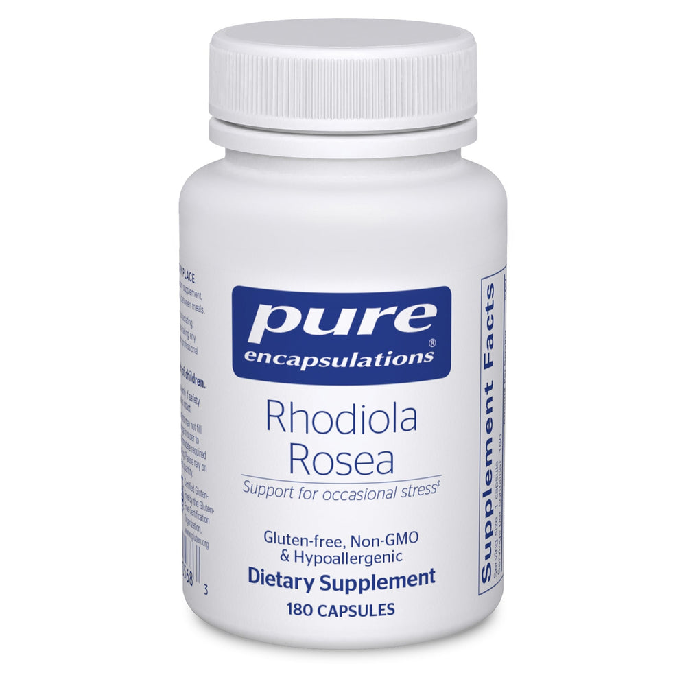 Pure Encapsulations Rhodiola Rosea 180 capsules – front view