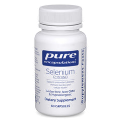 Pure Encapsulations Selenium (Citrate) bottle – 60 capsules