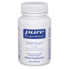 Pure Encapsulations Selenium Citrate immune support bottle
