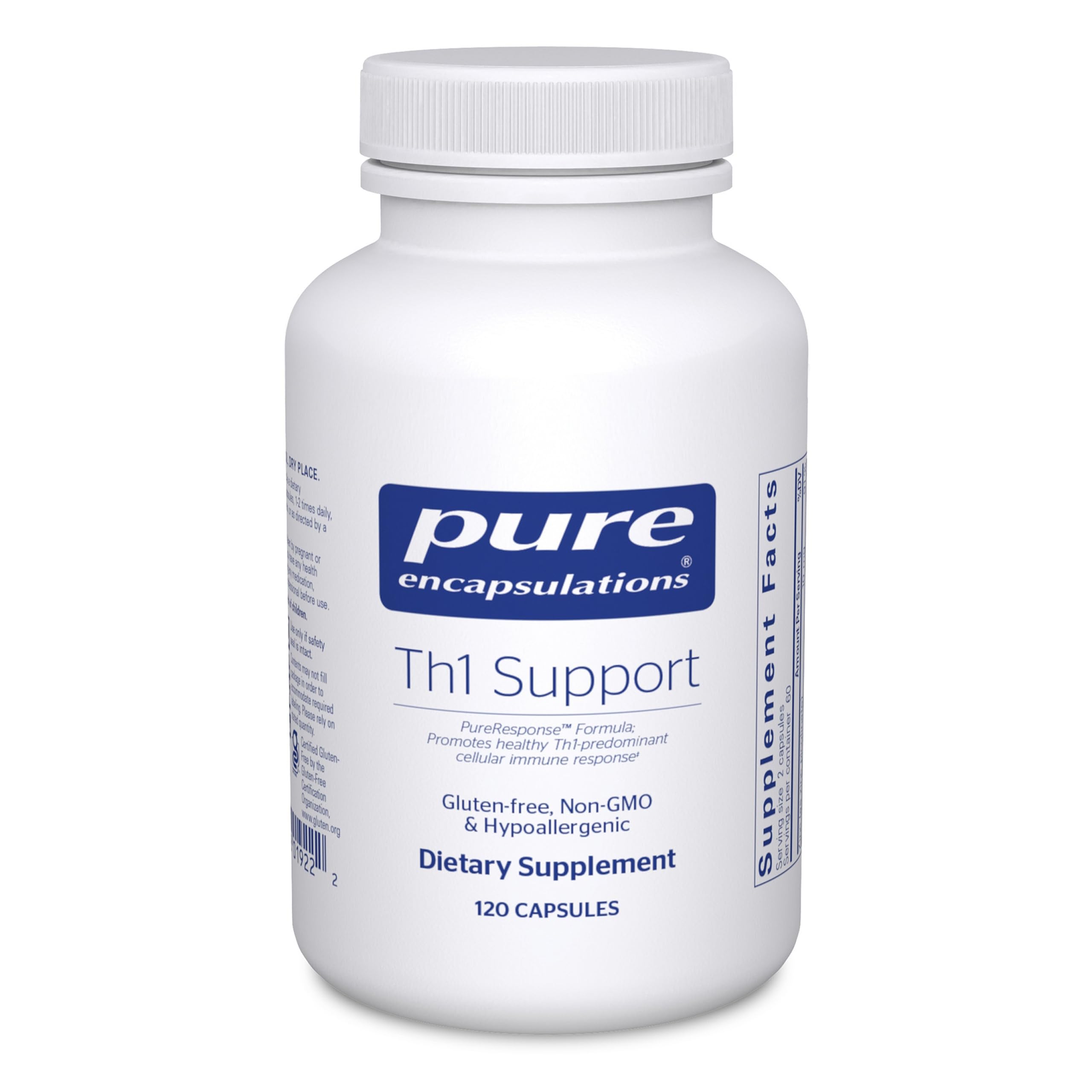 Pure Encapsulations Th1 Support bottle and label
