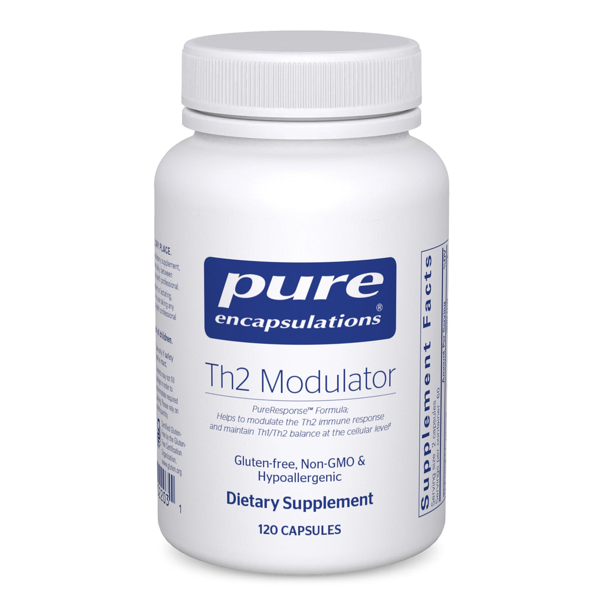 Bottle label for Pure Encapsulations Th2 Modulator