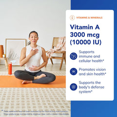 Close-up of Pure Encapsulations Vitamin A 3,000 mcg softgel capsules
