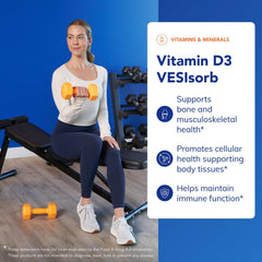 Vitamin D3 VESIsorb bottle label with product details